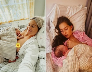 Rasmine Laudrup and Cathrine Dufour welcomed their first child, Palma Laudrup-Dufour :: Photo © private