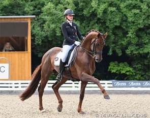 Maria Teresa Pohl on Diaton win the junior division at the 2025 Preis der Besten :: Photos © Mirka Nilkens