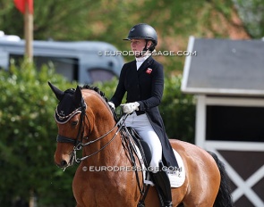 Ida Bjorn and Hussmann's Jackson at the 2025 CDI Sint-Truiden :: Photo © Astrid Appels