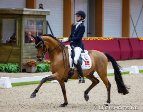 Filippa Jaeger and Top Vincento at the 2024 CDI Kronenberg indoor :: Photo © Digishots
