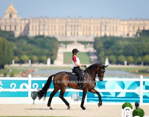 Dufour and Mount St. John Freestyle schooling at the Olympics in Paris :: Photo © Astrid Appels