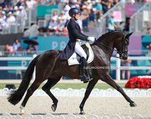Henri Ruoste and Tiffanys Diamond at the 2024 Olympic Games in Paris :: Photo © Astrid Appels