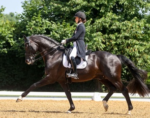 Felicitas Simoncic on Four Legends KS at the 2025 CDI Achleiten