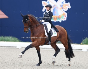 Ingrid Klimke and Vayron at the 2025 CDI Hagen :: Photo © Astrid Appels