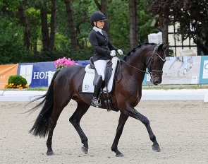 Charlott-Maria Schürmann on Zum Dank at the 2025 CDI Hagen :: Photo © LL-foto