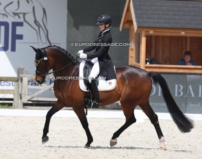 Amber Hennes and Allegro van het Trichelhof at the 2025 CDIO Lier :: Photo © Astrid Appels