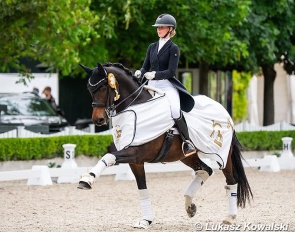 Hanna Hofer on Romina HH at the 2025 CDI-W Mariakalnok :: Photo © Lukasz Kowalski