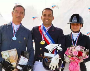 Bertrand Liegard, Alexandre Ayache, Alizee Roussel at the 2025 French Championships :: Photo © PSV