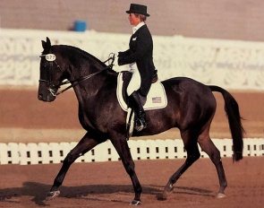 Belinda Baudin (Nairn-Wertman) and Christopher at the 1988 Olympics in Seoul :: Photo © Th. Zimmermann/St. Georg