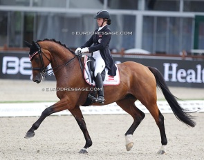 Astrid Neumayer and Zap Zap at the 2021 European Championships in Hagen :: Photo © Astrid Appels