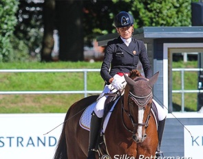 Barbara Minneci on Stuart at the 2023 European Para Dressage Championships :: Photo © Astrid Appels