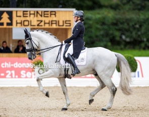 Fie Skarsoe and Imperador dos Cedros at the 2024 CDI Donaueschingen :: Photo © Stefan Lafrentz
