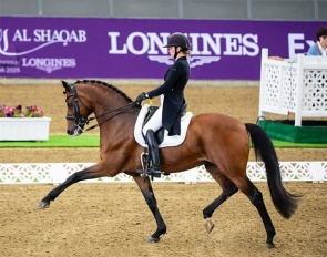 Maria Klementieva and Gammelenggårds Zappa at the 202( CDI Doha :: Photo © Lukasz Kowalski
