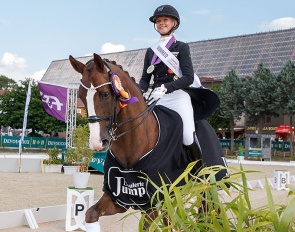 Julie Schmitz-Heinen and Attractive are the 2025 European Junior Riders Champions :: Photo © Libby Law