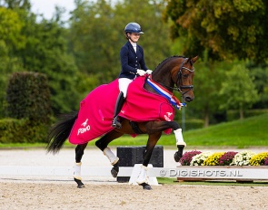 Phoebe Peters and McMary win the 4-year old division at the 2025 Pavo Cup Finals :: Photos © digishots