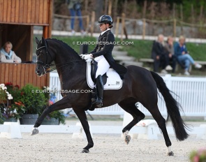 Lyndal Oatley and Dante's Herzchen at the 2022 CDIO Compiegne :: Photo © Astrid Appels