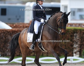 Sudipti Hajela and Chinski at the 2023 CDI Aachen Festival 4 Dressage :: Photo © Astrid Appels