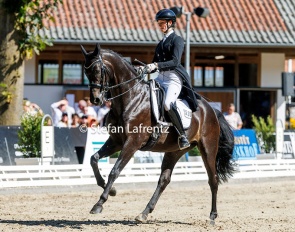 Sophie Jamar and Flimmerglimmer at the 2025 Bundeschampionate :: Photo © Stefan Lafrentz