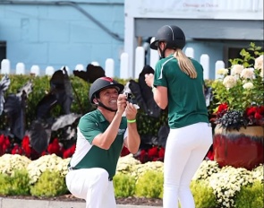 King Santacruz proposed to Natalie Regel in the Dixon Oval at the Devon Breed Show