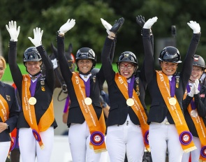 Team Gold for Germany at the 2025 European Para Dressage Championships :: Phots © Digishots