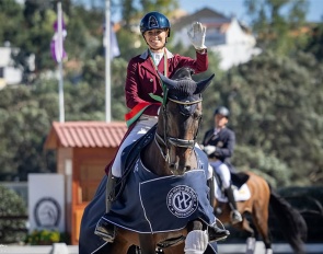 Maria Caetano and Fenix de TIneo win the 2025 Portuguese Grand Prix Championships :: Photo © Carlos Hernani