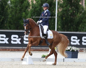 Frans Isak at the 2024 European Pony Championships :: Photo © Astrid Appels