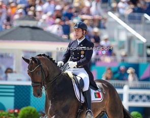 Antonio do Vale on Fine Fellow H at the 2024 Paris Olympics :: Photo © Astrid Appels