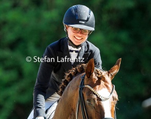 Ann-Kathrin Lachemann on Sky at the 2025 Bundeschampionate :: Photo © Stefan Lafrentz