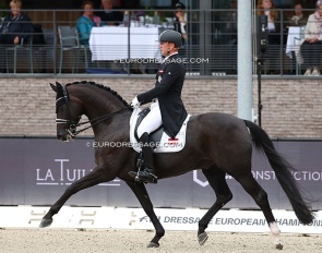 Stefan Lehfellner and Roberto Carlos MT at the 2025 European Dressage Championships :: Photo © Astrid Appels