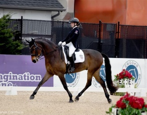 Imogen Hawes and Knights Cavollo Dolce are the 2025 West Canada Junior Champions:: Photo © Marion Cox 