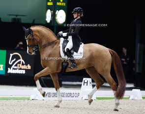 Bianca Nowag and Florine OLD at the 2025 CDI-W 's Hertogenbosch :: Photo © Astrid Appels