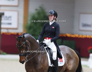 Cecilie Dybro Jensen and Zagori at the 2024 CDI Kronenberg Indoor :: Photo © Astrid Appels