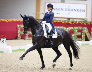 Marieke van der Putten and Zantana at the 2025 CDI Kronenberg Indoor :: Photo © Astrid Appels