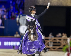 Larissa Pauluis and Flambeau at the 2025 CDI-W Mechelen :: Photo © Dirk Caremans