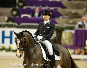 Manuel Bammel and Hayden HR at the 2015 Nurnberger Burgpokal in Frankfurt :: Photo © Stefan Lafrentz