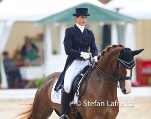 Stefanie Wolf and For Comtess at the 2016 CDN Balve :: Photo © Stefan Lafrentz