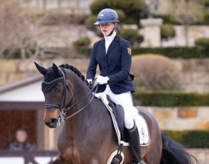 Laura Löcher and Limoncelli at the 2023 Kronberg Preis der Besten qualifier :: Photo © Sina Kuiper