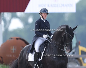 Yvonne Osterholm and Ironman H at their last show as a pair, the 2024 CDI Hagen - the June Edition :: Photo © Astrid Appels