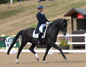 Jezz Palmer and Ketcher B at the 2025 CDI Hartpury :: Photo © Kevin Sparrow