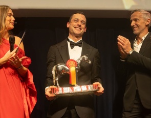 Justin Verboomen's Aachen win, double gold at the Europeans, World Nr 1 ranked position and FEI Best Athlete title were good for "Performance of the Year" in Belgium :: Photos © KBRSF