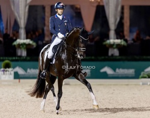 Marcus Orlob and Jane at the 2026 CDI 5* Wellington :: Photo © Lily Forado