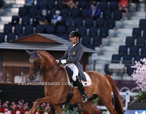 Jose Antonio Garcia Mena and Divina Royal at the 2021 Olympics in Tokyo :: Photo © Astrid Appels