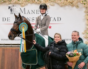 Franka Loos on So Nice at the 2026 VWF Dressage Trophy in Delft :: Photo © Kathleen van Winden Equestrian Photography