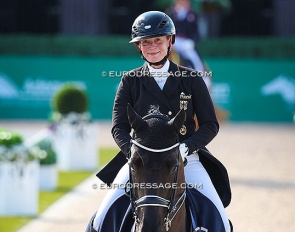 Isabell Werth and Special Blend win the Grand Prix at the 2026 CDI-W Wellington :: Photo © Astrid Appels