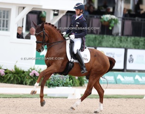 Christian Simonson and Fleau de Baian at the 2026 CDI Wellington :: Photo © Astrid Appels