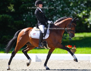 Lena Bücker and Cosmopolitan D at the 2019 CDI-P Hagen :: Photo © Astrid Appels
