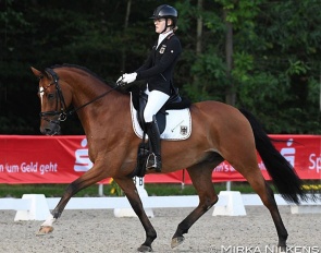 Allegra Schmitz-Morkramer and Lavissaro at the 2019 German Children Championships :: Photo © Mirka Nilkens