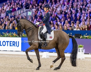 Charlotte Dujardin and Alive and Kicking at the 2026 CDI-W Amsterdam : Photos © Dirk Caremans