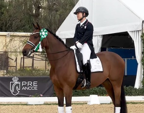 Tien-Chi Shyong and Dordogne DN win the Prix St Georges at the 2026 CDI Jerez de la Frontera :: Photo © private