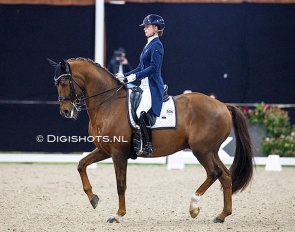 Robin Heiden and the Jazz-clone Hollywood in the Under 25 division at the 2026 CDI Lier :: Photo © Digisgits